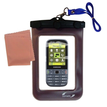 Gomadic Clean and Dry Waterproof Protective Case Suitablefor the Samsung Gravity TXT to use Underwater