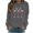 Gray, variant on Women Fall Clothes Festive Wine Glass Print Sweatshirt Long Sleeve Round Neck Pullover Christmas Top Fall Fashion Must Haves