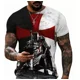 thumbnail image 2 of Camiseta De Nanga Corta Hombre Moda Retro Guerrero Medieval, 2 of 8