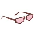 thumbnail image 1 of STARTIST Women Stylish Pentagon Sunglasses Outdoor Protection Eyeglasses - Red Frame,, 1 of 6