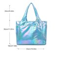 thumbnail image 4 of Bolsa De Hombro Bolso de hombro para mujer Bolso mensajero impermeable de gran capacidad (azul perla), 4 of 7