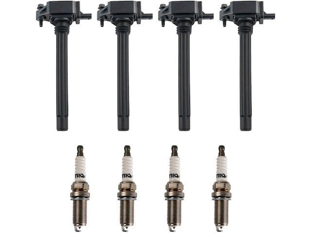 4x Ignition Coil & Spark Plug Set For Jeep Cherokee/Chrysler/Dodge 2.4L L4 - UF754, 2-Year Warranty