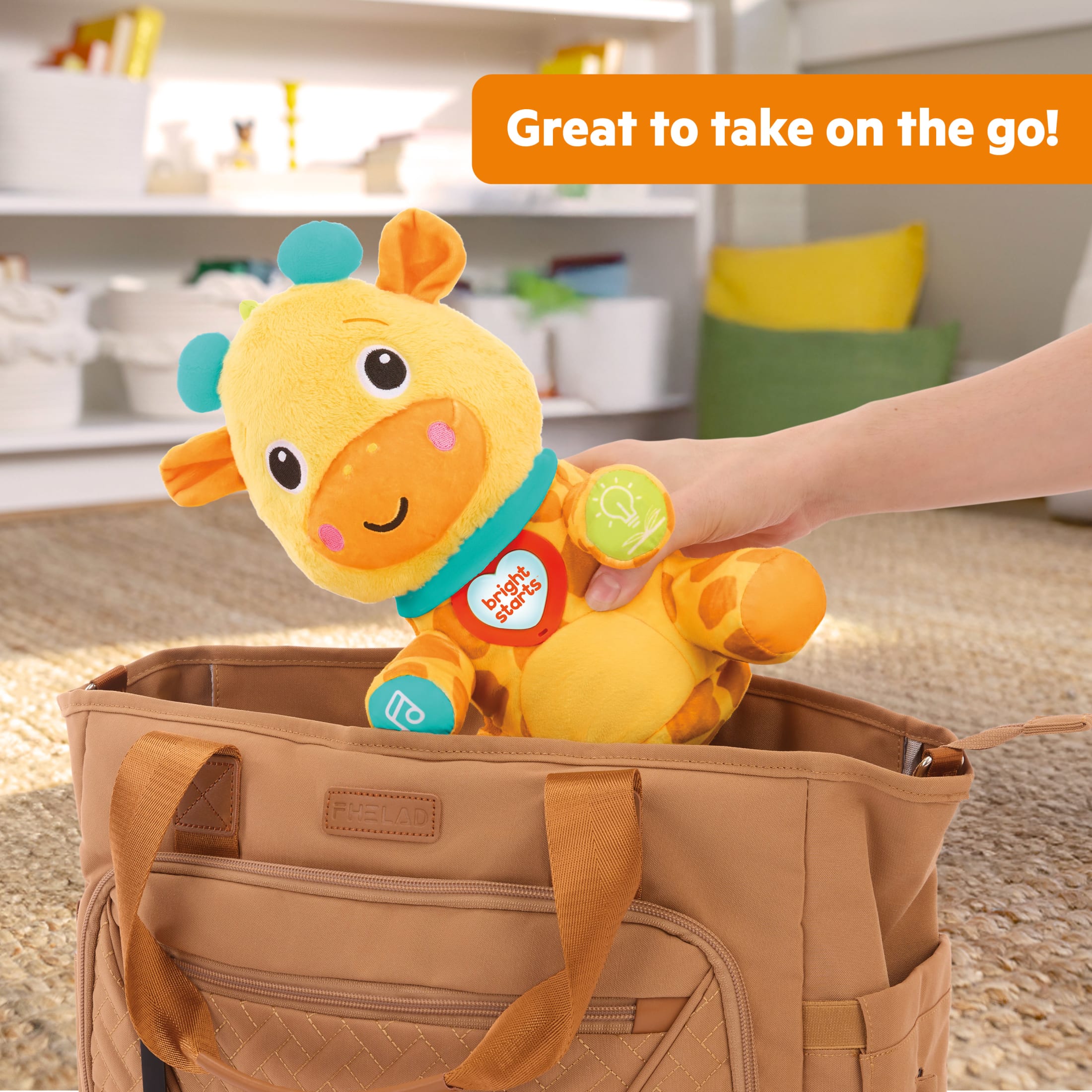 Bright Starts Chat & Cuddle Giraffe Musical Plush Toy, Unisex, Infant