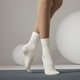 thumbnail image 4 of Calcetines de Yoga de 3 uds, calcetines de Pilates de verano, antideslizantes, profesionales, para mujer, deportes de tubo medio, fitness, 4 of 5