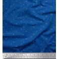 thumbnail image 1 of Soimoi Silk Fabric Leaves,Bell Flower & Butterflies Panel Fabric Prints By Yard 42 Inch Wide, 1 of 3