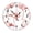 Fclock022, variant on YladaFaie Flamingo Home Haning Clock Wall Decor, Flamingo Silent Non Ticking Round Animal Clock With Arabic Numbers for Living Room Kitchen Bedroom Dining Room Bedroom Office 10 Inch