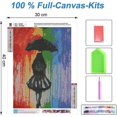thumbnail image 2 of Kit de pintura de diamante 5D, 30 x 40 cm para adultos, cuadros de pintura de diamante, flores y bellezas, kit de pintura de diamante para manualidades como regalo y decoración de pared para el hogar, 2 of 5