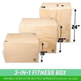 thumbnail image 2 of GoSports Fitness 3 In 1 Adjustable Fitness Wood Plyo Cross Training Launch Box, 2 of 6