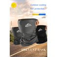 thumbnail image 2 of Cycling Mask Sports Ice Silk Sunscreen Magic Bandana Cover-XTJ08 黑色, 2 of 7
