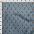 thumbnail image 3 of oneOone Polyester Lycra Fabric Cat Ikat Printed Craft Fabric BTY 56 Inch Wide, 3 of 4