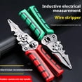 thumbnail image 2 of SharkTRUE Premium Foldable Cable Cutter Crimper: Safe, LED-Lit, Precise Stripping & Winding, 2 of 8
