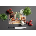 thumbnail image 3 of Nova Scotia Duck Tolling Retriever Cozy Christmas Glass Cutting Board Large 12 in x 15 in, 3 of 5