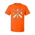 thumbnail image 2 of Wild Bobby, Lake Cross Paddles, Men Graphic Tee, Orange, XX-Large, 2 of 4