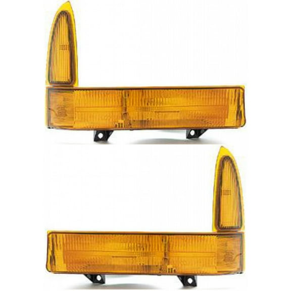 CarLights360: For Ford F-350 Super Duty Front Signal/Corner Light 2001 Pair Driver and Passenger Side DOT Certified For FO2520141 | FO2521141