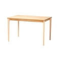 thumbnail image 3 of Baxton Studio Manhattan Modern Bohemian Rattan and Natural Oak Finished Wood 5-Piece Dining Set, 3 of 7