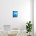 thumbnail image 2 of Angel Pouring Moon Cityscape Landscape Painting White Framed Art Print Wall Art, 2 of 7