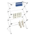 thumbnail image 4 of Whitmor Folding Metal Drying Rack for Lingerie, Sweater, Shirts, White, 4 of 10