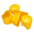 thumbnail image 4 of Uxcell 5Pcs Rubber End Caps 45mm(1.8 Inch) ID Vinyl Round Tube Bolt Cap Cover Screw Thread Protectors Yellow, 4 of 6