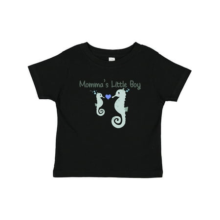 

Inktastic Seahorse (momma s Little Boy) Gift Baby Boy T-Shirt