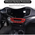 thumbnail image 3 of TINKI Center Console Air Conditioning Mode Button Frame Trim for Honda Pilot 2016-2022/ Honda Ridgeline 2017-2023/ Honda Passport 2019-2023 Interior Accessories ABS Material, 3 of 14