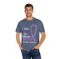 thumbnail image 4 of Wear Purple Domestic Violence Awareness Quote Gift | Cute Supportive Inspiring Saying Men Women Unisex Garment-Dyed T-shirt, 4 of 4