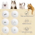 thumbnail image 5 of 6 PCS Cat Bowls,Cat Food Bowl,Anti Whisker Fatigue Ceramic Cats Dishes for Indoor Cats,Shallow Wide Kitten Plates for Wet & Dry Food and Water,Non-Slip Silicone Base (classic cat elements), 5 of 8