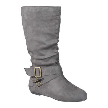 

Women s Journee Collection Shelley-6 Slouch Mid Calf Boot Grey 8.5 M