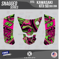 thumbnail image 2 of Kalair GFX Graphics Kit for Kawasaki ATV KFX50 (2003-2006) Snagged Series, 2 of 4