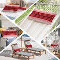 thumbnail image 5 of Red Striped Queen Size Pillow Cover, Pillowcase Protectors with Zipper, Breathable Decorative Throw Pillow Case Cover, Modern Minimalist Gradient Lines Country Pillow Shams for Couch Sofa 20x30Inch, 5 of 8