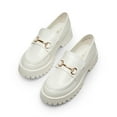 thumbnail image 5 of BURUDANI Women Platform Penny Loafers Slip-On Chunky Heel Casual Business Dress Shoes, 5 of 5