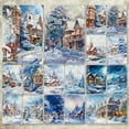 thumbnail image 3 of SunWMart Scrapbook Paper Pack A5 Size 16 Sheets Craft Paper Single Sided Rustic Origami Paper for DIY Card Making Art Journaling Supplies, 3 of 4