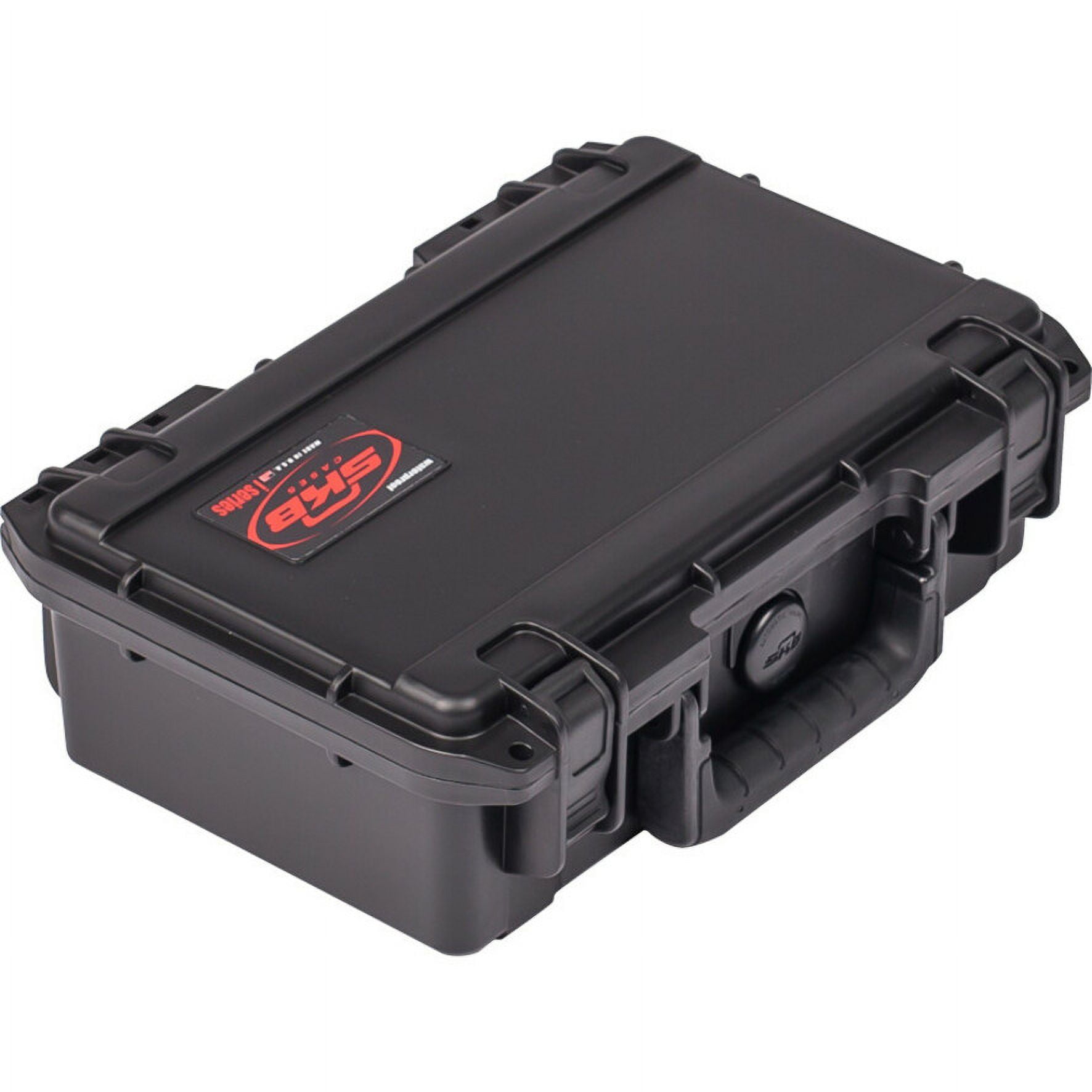 SKB iSeries 12"x9"x4.5" Black Dry Box, Waterproof Gun Case, Durable Shooting Gear Storage (3i-1006-3B-E)