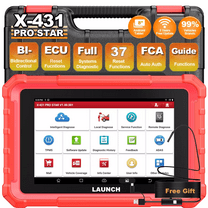 LAUNCH X-431 Pro Star Bidirectional Scan Tool, 37  Resets, All System Diagnostic Scanner All in One OBD2 Scanner with CANFD, DOIP, FCA Autoauth Diagnosis Scan Tool 2 Year Update