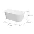 thumbnail image 3 of Lola Freestanding Bathtub 59", 3 of 5