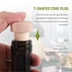 thumbnail image 5 of 20 Pieces T Shape Wine Corks Tasting Corks T Shape Wine Corks with Beech Top Wooden Wine Bottle Stop, 5 of 5