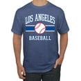 thumbnail image 1 of Wild Bobby City of Los Angeles LA Baseball Fantasy Fan Sports Men's T-Shirt, Vintage Heather Blue, 5X-Large, 1 of 6