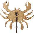 thumbnail image 2 of Steamed Red Crab Coastal Single Wall Hook Wood 7.5 Inches, 2 of 3