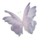 thumbnail image 3 of Decoración de boda Gloria mariposas artificiales de hilo 65x50cm color Violeta, 3 of 9