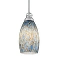 thumbnail image 4 of 7.64 in. Stone Blue Art Glass Glass Globe Pendant Shade for Mini Pendant Light Chandelier Ceiling Light Fixture(3-pack), 4 of 9
