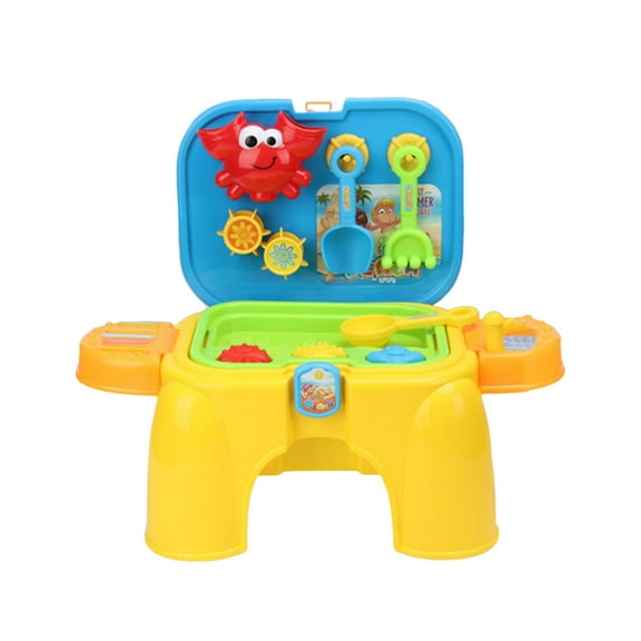 Almencla Beach Sandpit Toys Kids Sand Chair Lightweight Versatile Lovely Sand Water Table Educational Toys for Park Outdoor Activities