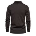 thumbnail image 3 of WOLLED Thermal Cardigan for Men Heavyweight Knitwear Sweater Fall Winter Workwear Tops, 3 of 9