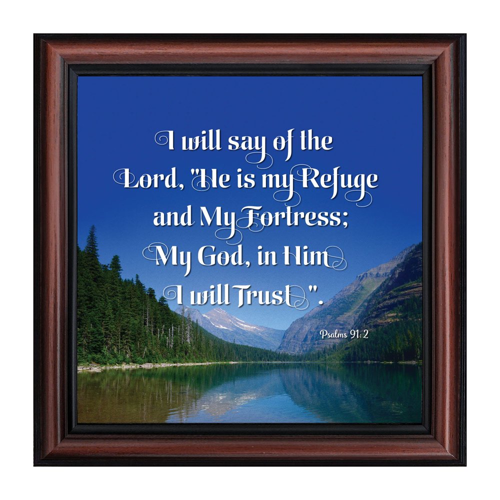 In Him I Trust, Gifts with Scripture from Psalm 91, Christian Picture
