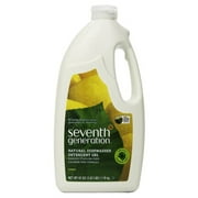 Seventh Generation Lemon Natural Dishwasher Detergent Gel 42 oz Plastic Bottles - Pack of 6
