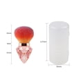 thumbnail image 3 of Tarmeek Single Diamond Nail Art Dust Brush Large Mushroom Head Powder Brush Makeup Tool Portable Cosmetic Brush Red Professional Grade Salon Quality Easy to Use Durable for Nail Care and Manicure, 3 of 5