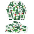 thumbnail image 3 of Odeerbi Christmas Pajamas for Family Holiday Long Sleeve Family Christmas Pajamas Matching Sets Dad Parent Child Printed Loungewear Set Two-Piece Sleepwear Xmas PJs Set Black, 3 of 8