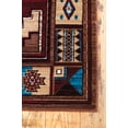 thumbnail image 3 of United Weavers Rustic Forest Bayard Southwestern Border Accent Rug, Burgundy, 1'10" x 2'8", 3 of 9