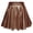 Coffee, variant on Sentmoon Women Skirts High Waisted Solid Color Casual Tennis Skirts for Women with Shorts Flowy Skirts for Women Vacation Essentials for Women Comfy Coffee M