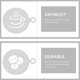 thumbnail image 5 of 2 plantillas creativas para café, arte latte, tamiz de azúcar en polvo, 5 of 5