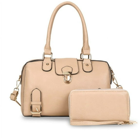 Women Barrel Handbags Purses Fashion Satchel Bags Top Handle Shoulder Bags Vegan Leather Work Bag