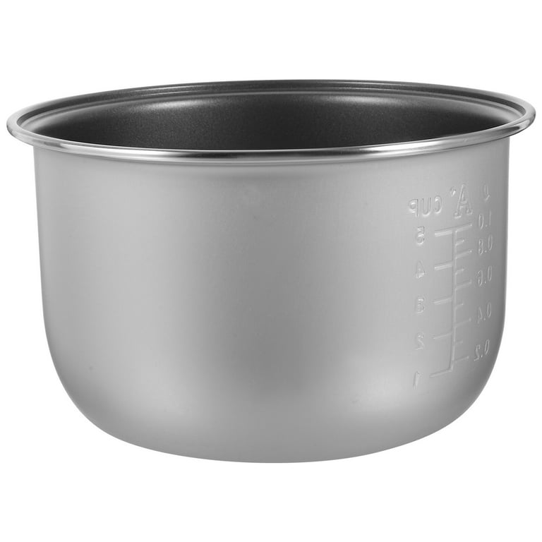 UPKOCH Inner Cooking Pot 3L Stainless Steel Pot for Rice Cooker and Rice  Cooker Liner Rice Cooking Container Rice Maker Accessories for Rice Maker